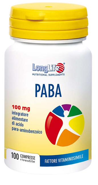 LONGLIFE PABA 100 100 COMPRESSE RIVESTITE - Angeli Pharm