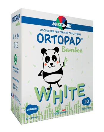 CEROTTO OCULARE PER ORTOTTICA ORTOPAD BIANCO JUNIOR 20 PEZZI - Angeli Pharm