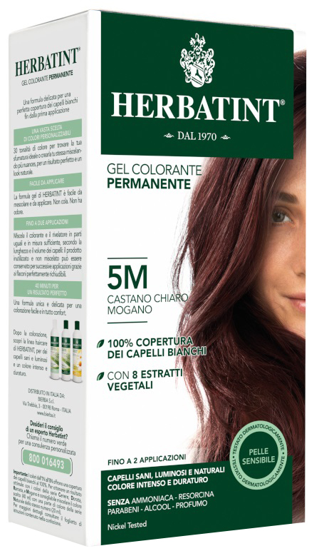 HERBATINT 5M CASTANO CHIARO MOGANO 150 ML - Angeli Pharm