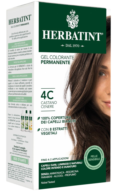 HERBATINT 4C CASTANO CENERE 150 ML - Angeli Pharm