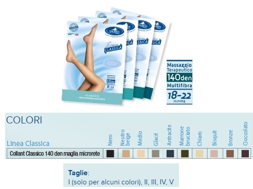 SAUBER COLLANT 140 DENARI MAGLIA MICRORETE GLACE' 2 LINEA CLASSICA - Angeli Pharm