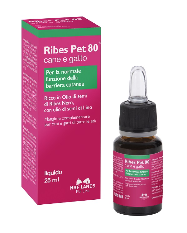 RIBES PET 80 GOCCE OLIO 25 ML CON CONTAGOCCE - Angeli Pharm