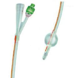 CATETERE FOLEY IN SILICONE TRASPARENTE A 2 VIE CON PALLONCINO 5-10ML DIAMETRO CH20 6,66MM LUNGHEZZA 40CM - Angeli Pharm