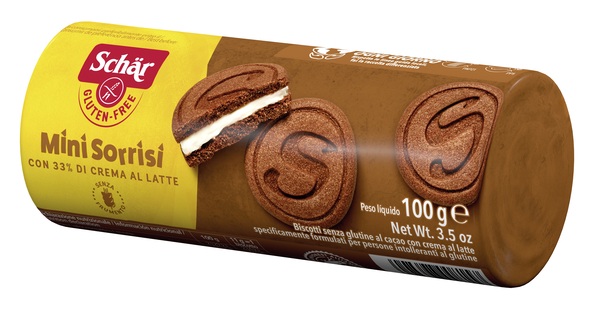 SCHAR MINI SORRISI CON CREMA AL LATTE 100 G - Angeli Pharm