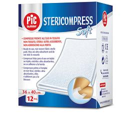 STERICOMPRESS SOFT XL GARZA TNT 18X40CM 12 PEZZI - Angeli Pharm