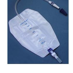SACCA RACCOGLI URINA DA GAMBA PER INCONTINENZA 3 CAMERE COMFORT 500 ML A BASSO PROFILO IN PVC LATO RIVESTITO TNT CON TUBO DIRITTO 45 CM SENZA PUNTO DI PRELIEVO 8 PEZZI - Angeli Pharm