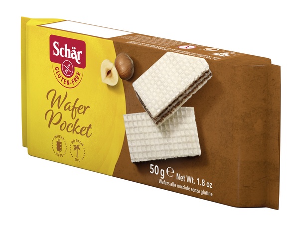 SCHAR WAFER POCKET ALLA NOCCIOLA 50 G - Angeli Pharm