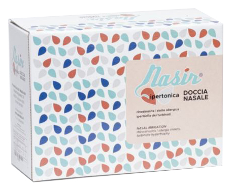 SOLUZIONE FISIOLOGICA IPERTONICA STERILE NASIR 8 SACCHE VERSIONE DA 250ML - Angeli Pharm