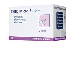 AGO PER PENNA DA INSULINA BD MICROFINE 31 GAUGE 5 MM 100 PEZZI - Angeli Pharm