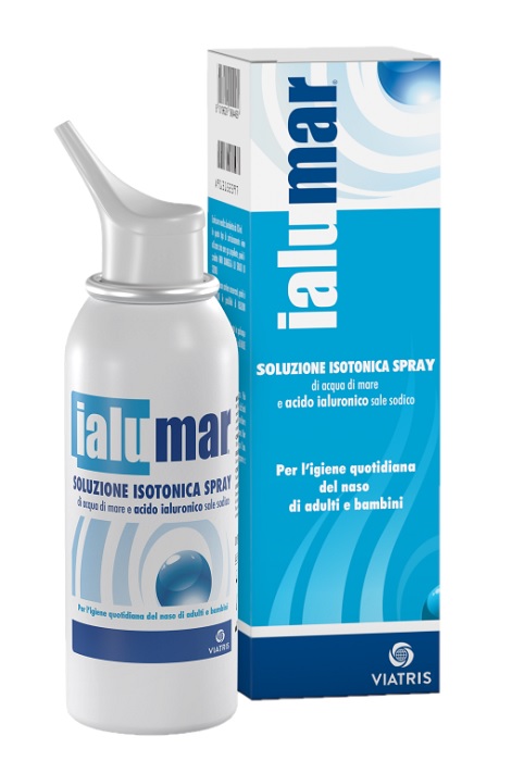 SOLUZIONE ISOTONICA SPRAY DI ACQUA DI MARE ACIDO IALURONICO SALE SODICO PER IGIENE NASO ADULTI E BAMBINI 100ML - Angeli Pharm