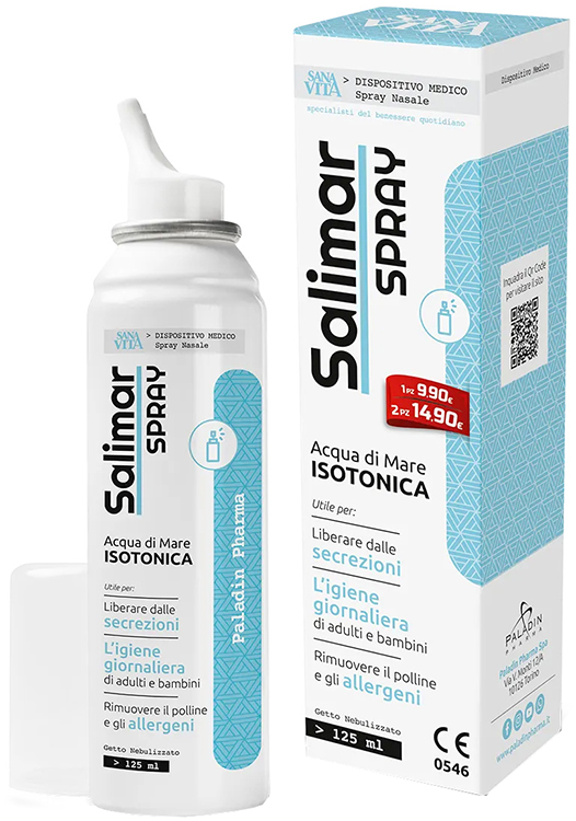 SANAVITA SALIMAR SPRAY NASALE NEW 125 ML - Angeli Pharm