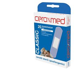 CEROXMED CLASSIC TRASPARENTI 7,2 CM X 1,9 CM 20 CEROTTI MEDI - Angeli Pharm