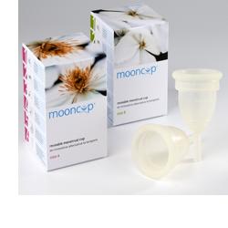COPPETTA MESTRUALE MOONCUP TAGLIA A GRANDE PER DONNE CON PIU' DI 30 ANNI - Angeli Pharm