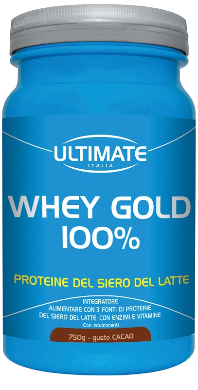 ULTIMATE WHEY GOLD 100 % CACAO 750 G - Angeli Pharm