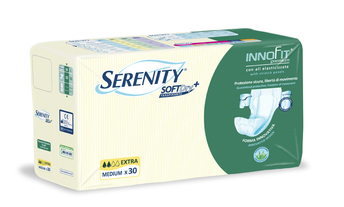 PANNOLONE PER INCONTINENZA SERENITY INNOFIT PREMIUM SOFTDRY+ EXTRA M 30 PEZZI - Angeli Pharm