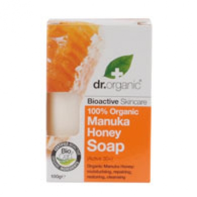 DR ORGANIC MANUKA HONEY MIELE DI MANUKA SOAP SAPONETTA 100 G - Angeli Pharm