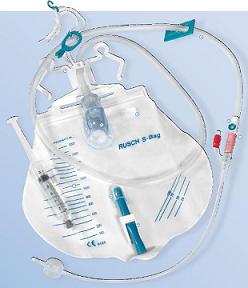 CATETERE IN SILICONE SCANALATO PROFILCATH PRECONNESSO CH16 LUNGHEZZA 40CM + SACCA DI DRENAGGIO DA 2000ML GRADUATA CON TUBO DI SCARICO ELASTICO E CHIUSURA A MORSETTO - Angeli Pharm