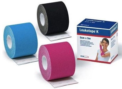BENDA ADESIVA LEUKOTAPE K PER TAPING FISIOTERAPICO LARGHEZZA 5 CM LUNGHEZZA 5 M COLORE NERO IN ROTOLO - Angeli Pharm