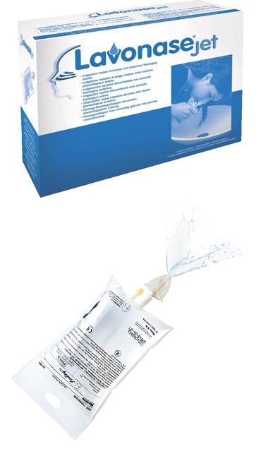 IRRIGATORE NASALE LAVONASE CON SOLUZIONE FISIOLOGICA 6 PEZZI - Angeli Pharm