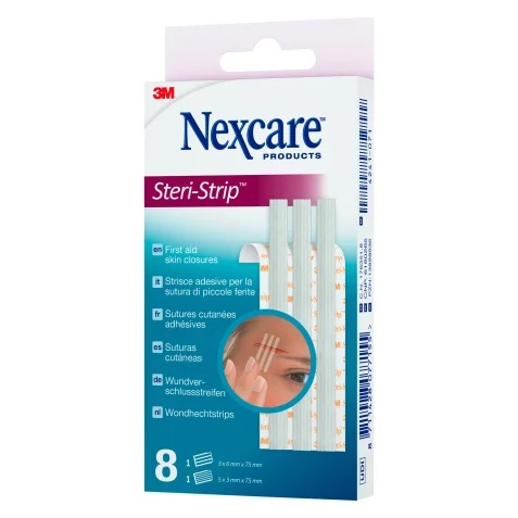 CEROTTO PER SUTURA NEXCARE STERISTRIP 6X75 MM + 3X75 MM - Angeli Pharm
