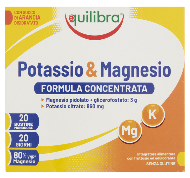 POTASSIO & MAGNESIO FROMULA CONCENTRATA 20 BUSTINE MONODOSE - Angeli Pharm