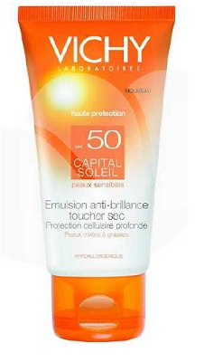 IDEAL SOLEIL VISO DRY TOUCH SPF50 50 ML - Angeli Pharm