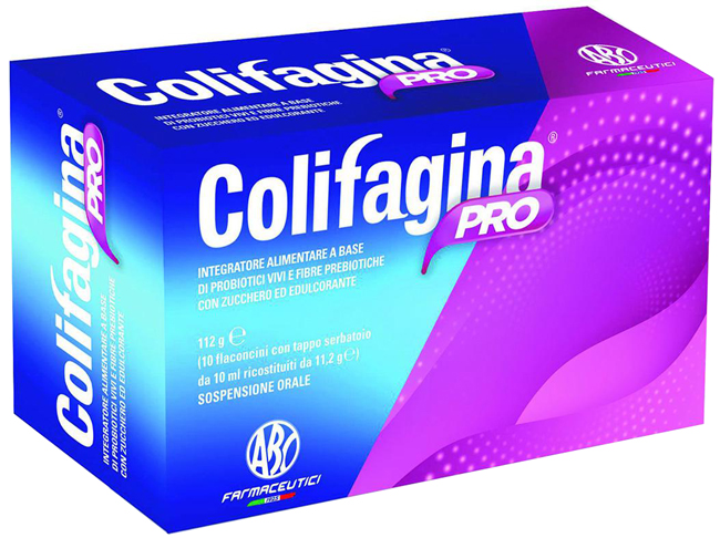COLIFAGINA PRO 10 FLACONCINI TAPPO SERBATOIO - Angeli Pharm