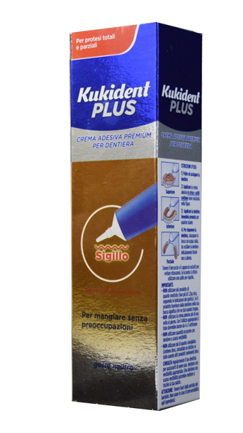 KUKIDENT SIGILLO CREMA ADESIVA PER PROTESI DENTARIE 40 G - Angeli Pharm