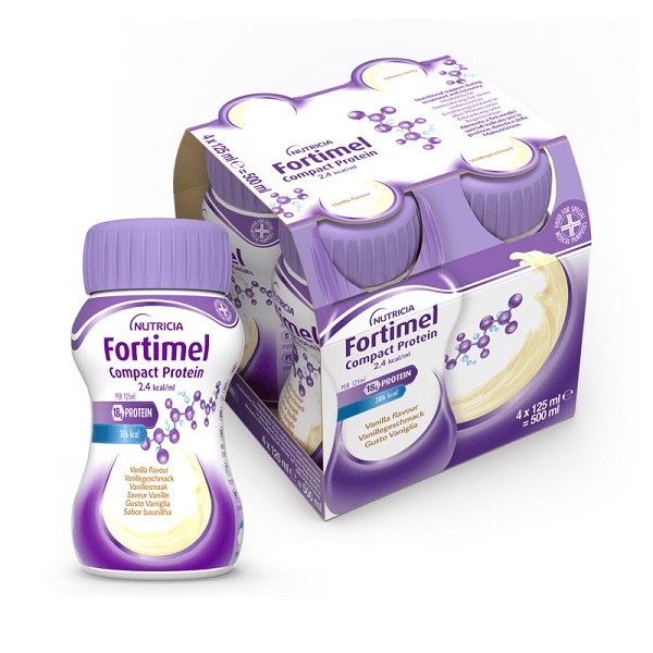 FORTIMEL COMPACT PROTEIN VANIGLIA 4 BOTTIGLIE DA 125 ML - Angeli Pharm