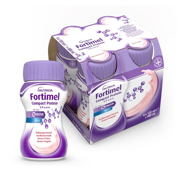 FORTIMEL COMPACT PROTEIN FRAGOLA 4 BOTTIGLIE 125 ML - Angeli Pharm