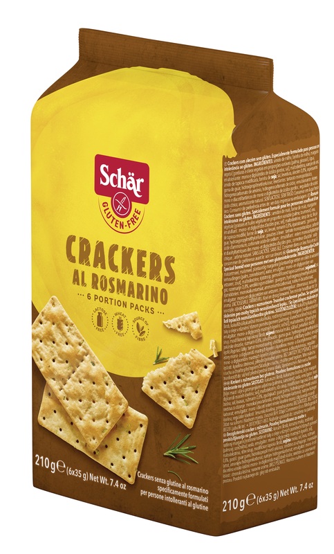 SCHAR CRACKERS AL ROSMARINO 6 CONFEZIONI DA 35 G - Angeli Pharm