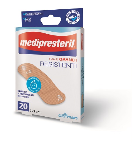 CEROTTI ASSORTITI MEDIPRESTERIL RESISTENTI 40 PEZZI - Angeli Pharm