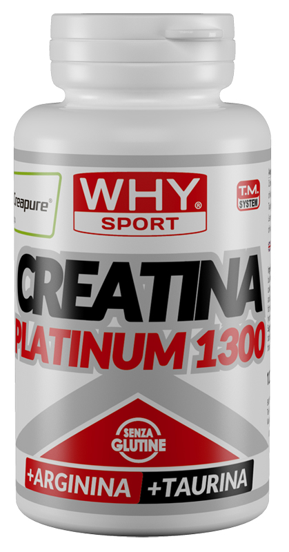 WHYSPORT CREATINA PLATINUM 1300 120 COMPRESSE - Angeli Pharm