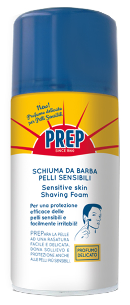 PREP SCHIUMA BARBA PELLE SENSIBILE 300 ML - Angeli Pharm