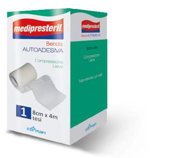 BENDA ADESIVA MEDIPRESTERIL 8X400 CM - Angeli Pharm