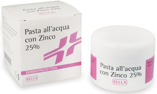 PASTA ACQUA CON ZINCO 25% 100 G - Angeli Pharm