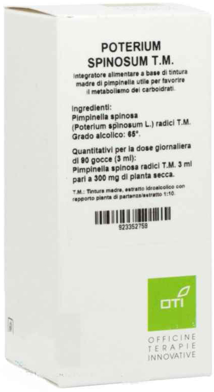 POTERIUM SPINOSUM TINTURA MADRE GOCCE 100ML - Angeli Pharm