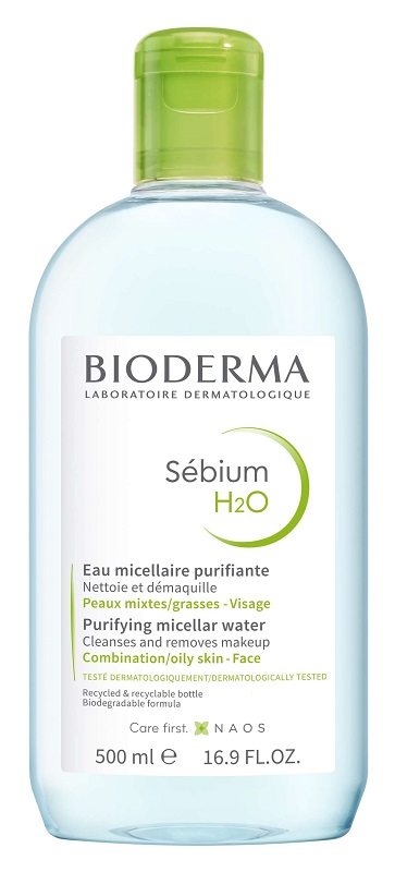 SEBIUM H2O ACQUA MICELLARE DETERGENTE PURIFICANTE 500 ML - Angeli Pharm