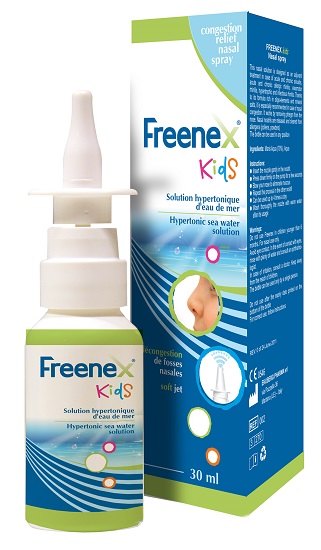 FREENEX IPERTONICO KIDS SPRAY NASALE CON ACQUA DI MARE 30 ML - Angeli Pharm