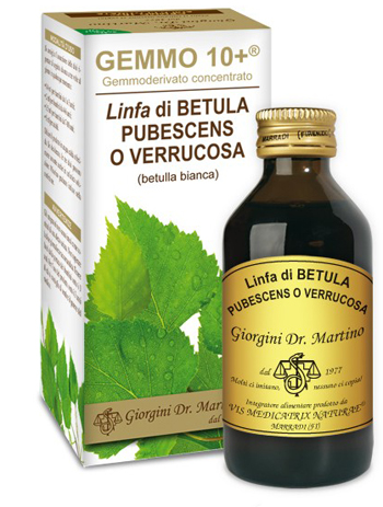 GEMMO 10+ BETULLA B LINFA 100 ML LIQUIDO ANALCOLICO - Angeli Pharm