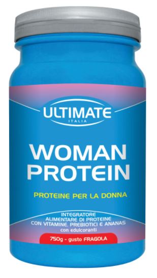 WOMAN PROTEIN FRAGOLA 750 G - Angeli Pharm