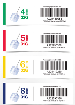 AGO PER PENNA DA INSULINA FORA FINE 32 GAUGE 6 MM 100 PEZZI - Angeli Pharm