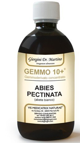 GEMMO 10+ ABETE BIANCO 500 ML LIQUIDO ANALCOLICO - Angeli Pharm