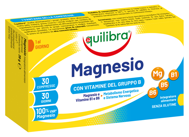 MAGNESIO CON VITAMINE GRUPPO B 30 COMPRESSE - Angeli Pharm