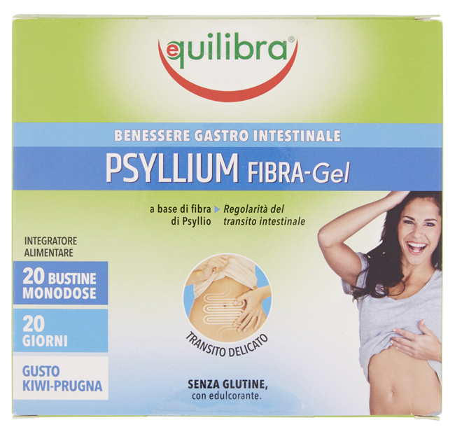 PSYLLIUM FIBRA GEL GUSTO KIWI PRUGNA 20 BUSTINE MONODOSE - Angeli Pharm