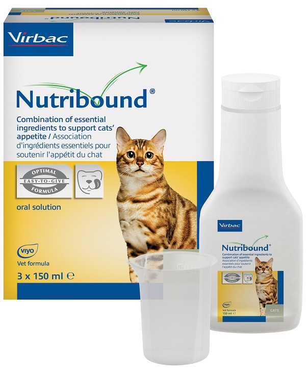 NUTRIBOUND SOLUZIONE ORALE APPETIBILE PER GATTO 3 FLACONI DA 150 ML - Angeli Pharm