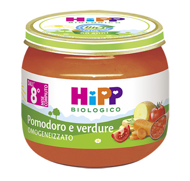 HIPP BIO HIPP BIO OMOGENEIZZATO SUGO POMODORO VERDURE 2X80 G - Angeli Pharm