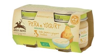 OMOGENEIZZATO PERA E YOGURT BABY FOOD BIO 2 X 80 G - Angeli Pharm