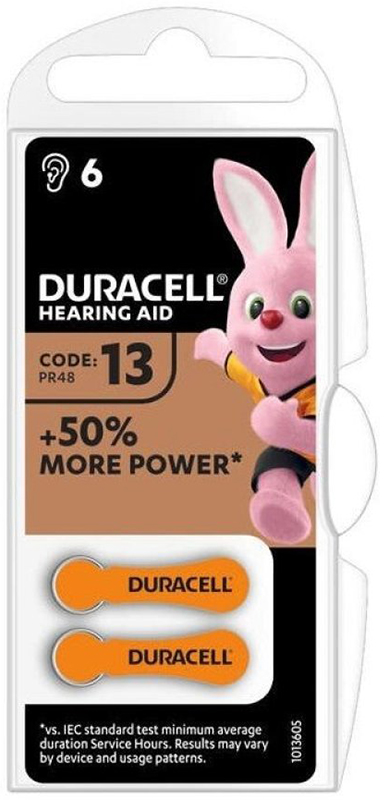 DURACELL EASY TAB 13 ARANCIO BATTERIA PER APPARECCHIO ACUSTICO - Angeli Pharm