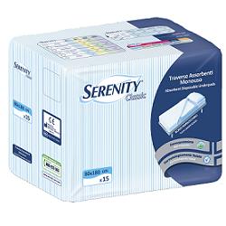 TRAVERSA SALVAMATERASSO PER INCONTINENZA SERENITY CLASSIC ALOE 80X180CM 15 PEZZI FARMABILITY - Angeli Pharm